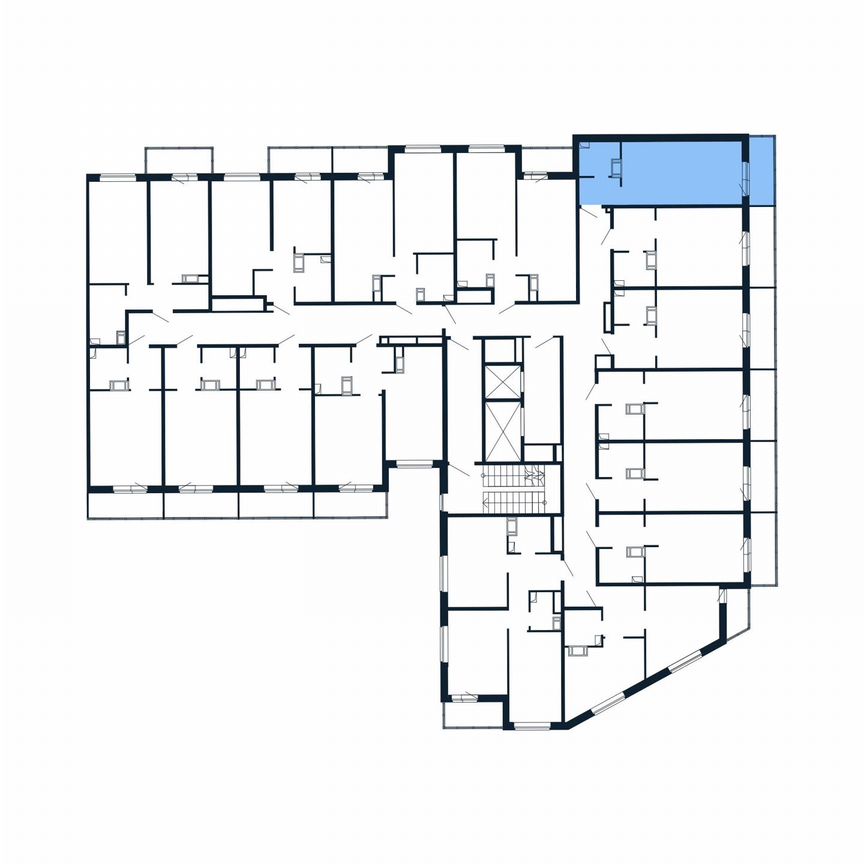 Квартира-студия, 28,7 м², 12/12 эт.