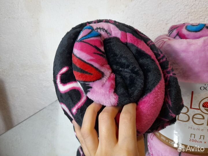 Новый плед велсофт с Хаги Ваги 200 на 220