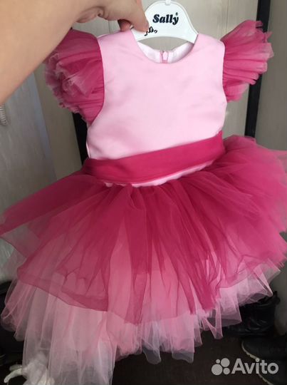 Нарядное платье для девочки 86 размера
