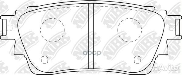 Колодки торм.mitsubishi Eclipse Cross 2017 pn3