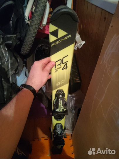 Горные лыжи детские 90 Fischer RC4 Race JR