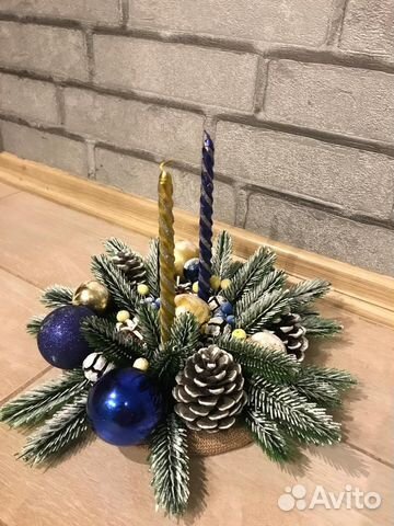 Новогодний декор. Подсвечники. Корзины