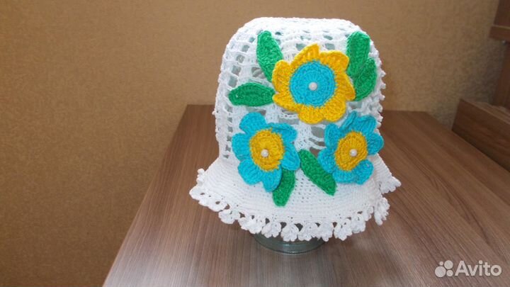 Шапочка летняя женская и детские