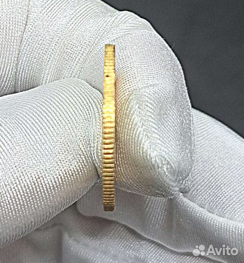 Золотая монета 900 пробы