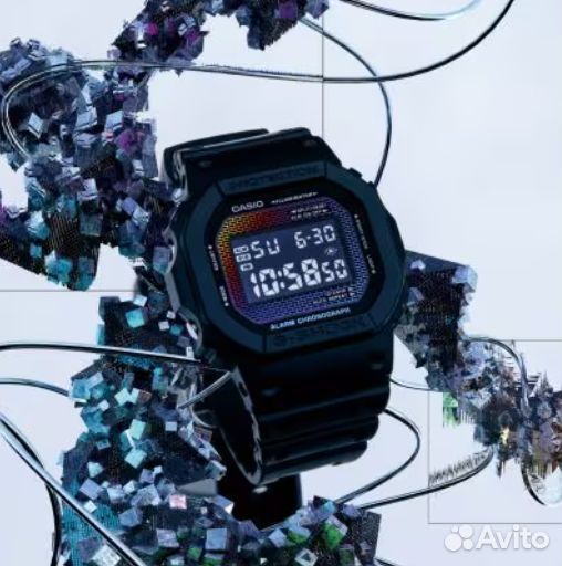 Casio G-Shock DW-5600RW-1E Rainbow Brick Wall Edit