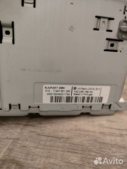 Автомагнитола RCD 310