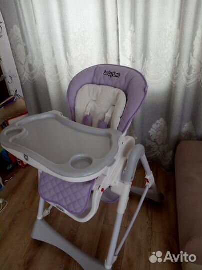 Стульчик шезлонг для кормления babyton как новый