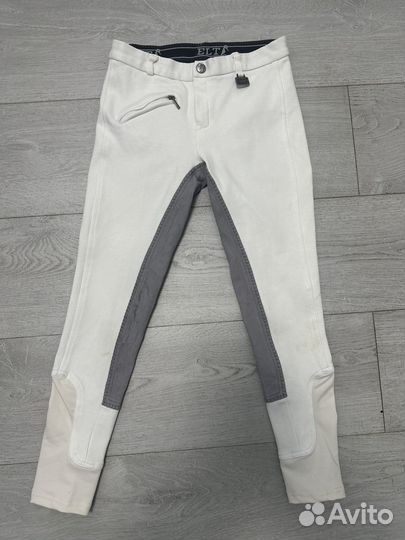 Бриджи для конного спорта белые