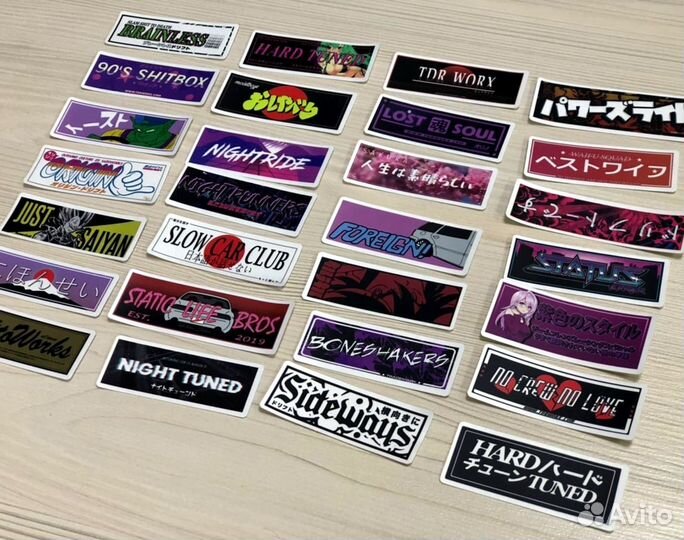 Виниловые наклейки стикеры Sticker Bombing