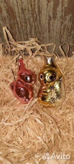 Елочные шары, фигурки СССР