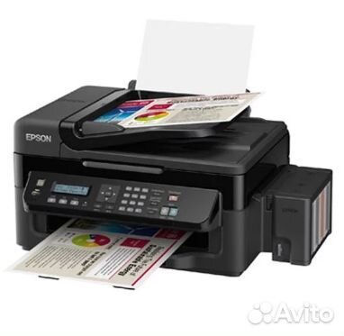 Принтер с мфу струйный Epson L555 На Запчасти