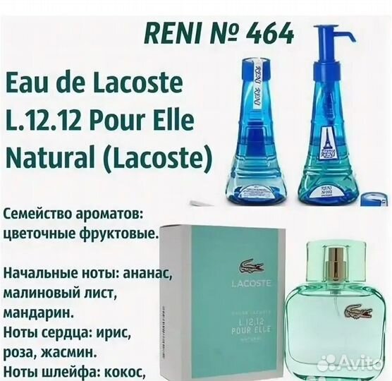Парфюмерия Reni в ассортименте