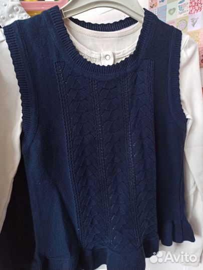 Школьная форма для девочки 122 128 синяя