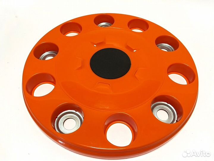 Колпаки 22.5 закрытые оранжевые к-т 2 штуки