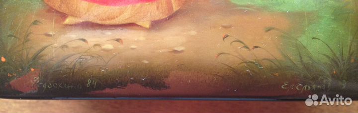 Шкатулка Федоскино, 1984 год