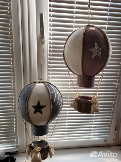 Воздушный шар с корзиной