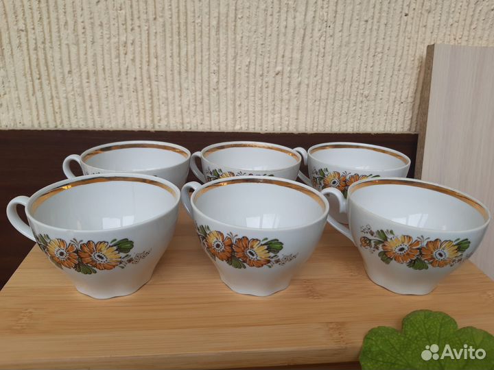 Фарфоровые чашки СССР RPR