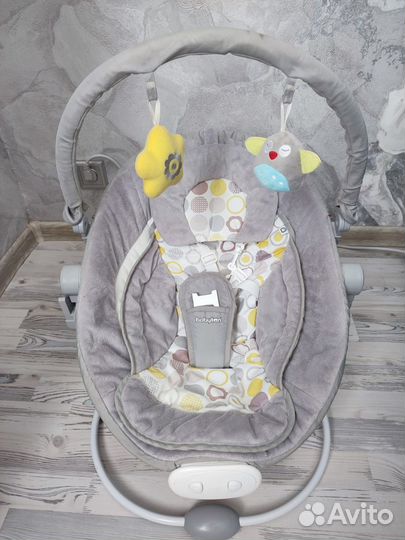 Детские электронные качели babyton