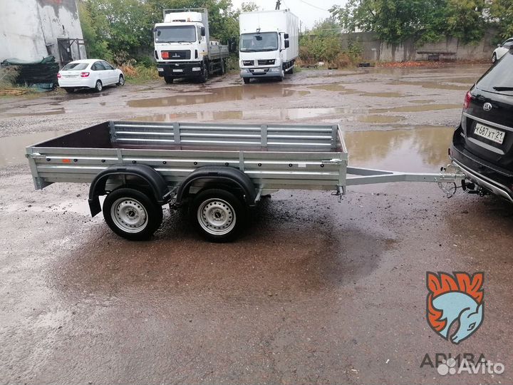 Прицеп с крышкой 31.022 двухосный. Кредит