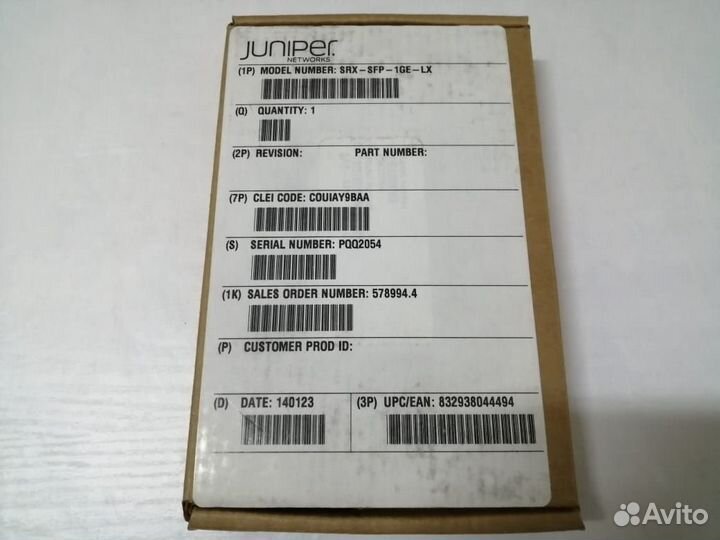 Трансиверы Juniper SRX-SFP-1GE-LX (740-011614)