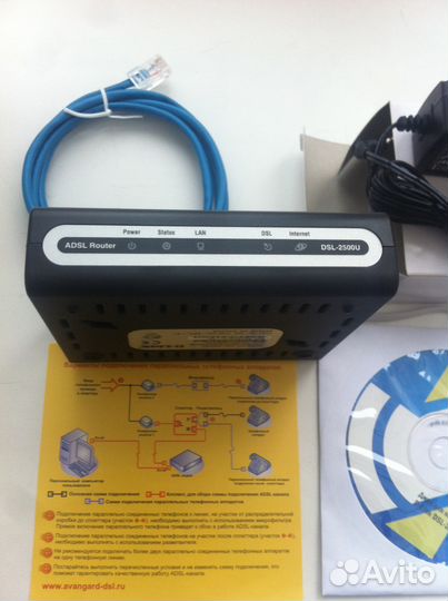 Роутер DSL-2500U adsl+ enternet router