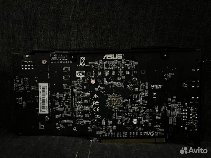 Видеокарта RX 580 asus 8 GB 2304 sp