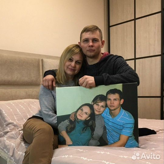 Фото на холсте
