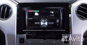 Переходная рамка Toyota Tundra 2014+ 2DIN (крепеж)