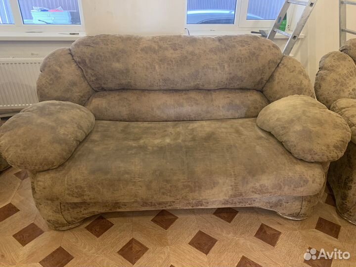 Диван раскладной с креслами