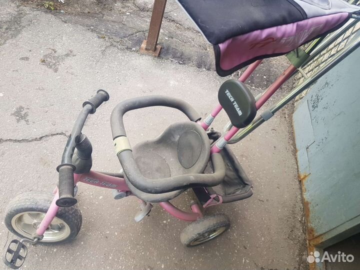 Велосипед trike детский с козырьком