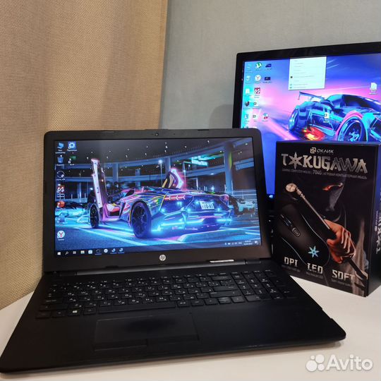 Нотбук HP RAM 12GB dual grapfhics SSD акб новый