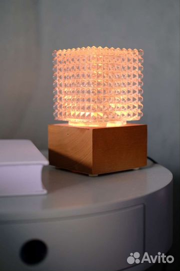 Винтажный ночник Кристалл СССР