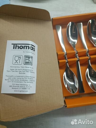Набор чайных ложек Thomas, 4 ши, новые