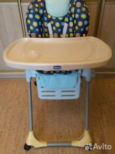 Стульчик для кормления chicco polly