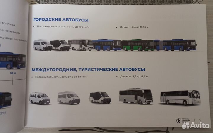 Каталог автобусов