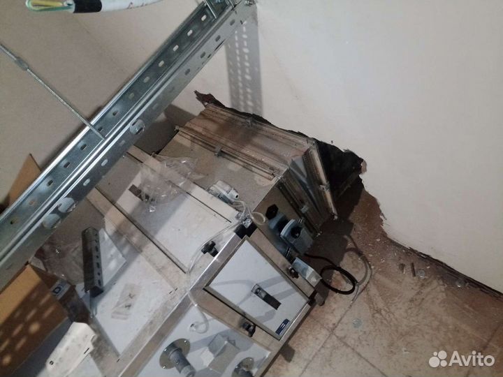 Монтаж автоматики вентиляции, сборка шу