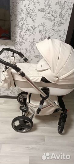 Коляска 2 в 1 Bruno Riko ecco silver