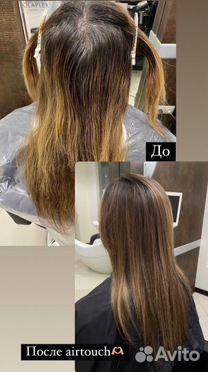 Модель на окрашивание и укладки