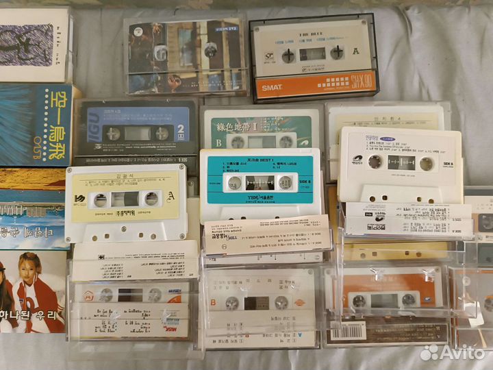 Студийные кассеты80-90х Корея. 26 штук Цена за всё