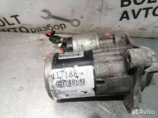 Стартер Nissan Note E11 HR15DE