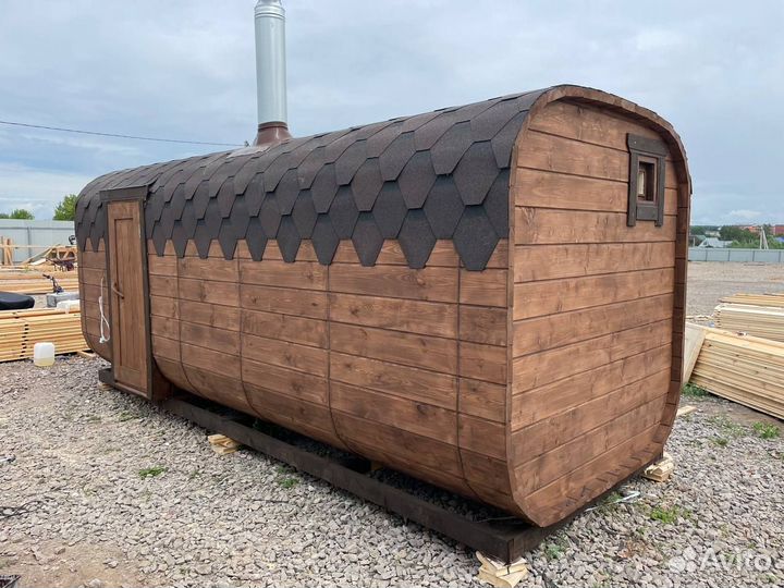 Баня Бочка Квадро +договор с гарантией