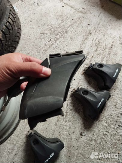 Кронштейны для релингов на лада Весту)