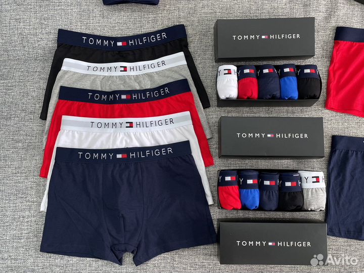 Трусы мужские tommy hilfiger 5 штук