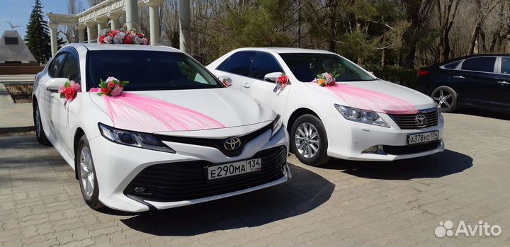 Украшения на свадебные авто