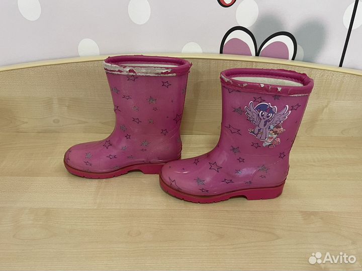 Резиновые сапоги для девочки, 27 р-р