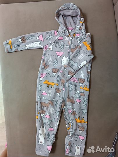 Флисовый комбинезон crockid 92
