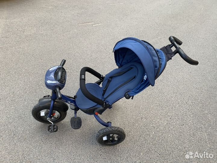 Велосипед коляска с ручкой