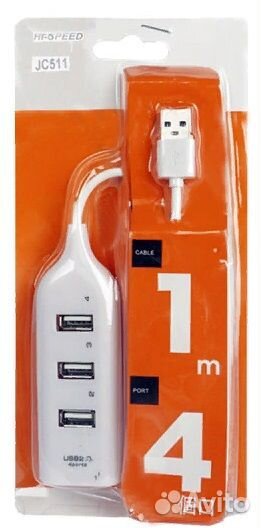 USB-разветвитель (Хаб) JC511W 4USB Ports 2.0
