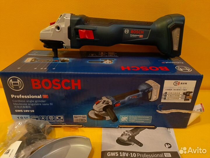 Bosch Ушм болгарка GWS 18v-10 125мм