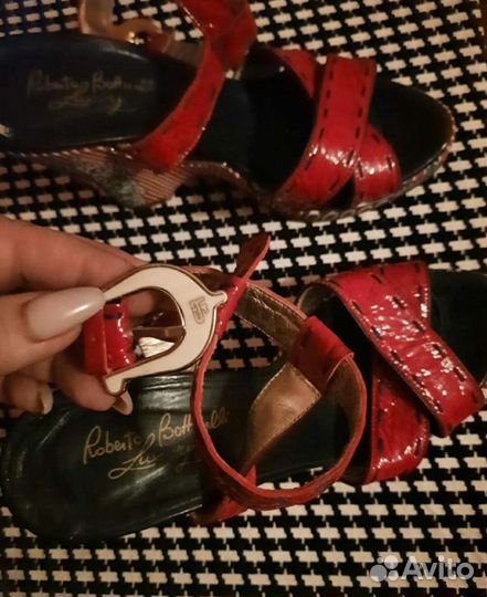 Босоножки Roberto Botticelli.оригинал.38р.нат.кожа